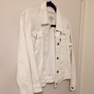 Lucky Brand White Jean Jacket